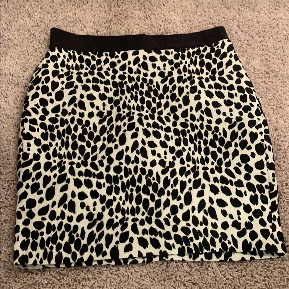 Ann Taylor cheetah print mini skirt